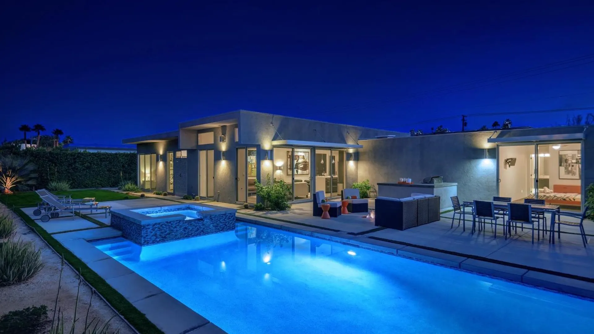 Oranj Door Modern - 4Br Pool, Hot Tub, Large Backyard Βίλα Παλμ Σπρινγκς