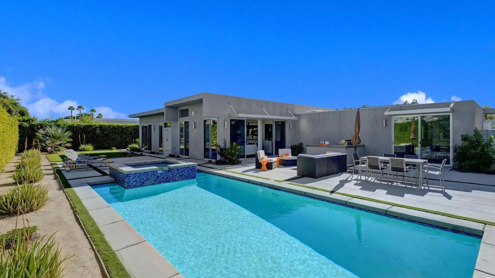 Oranj Door Modern - 4Br Pool, Hot Tub, Large Backyard Βίλα Παλμ Σπρινγκς Σπίτι διακοπών